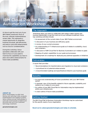 IBM Cloud pak for business automation